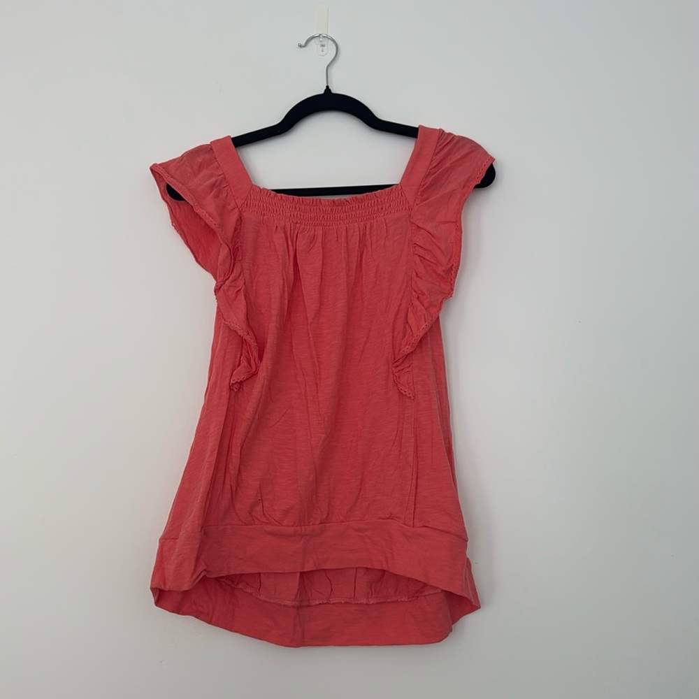 Loft Flutter Sleeve Top - Picture 2 of 4